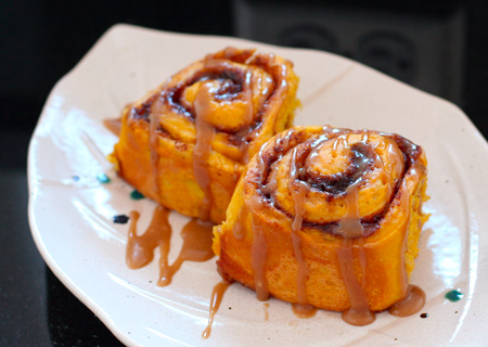 Pumpkin Cinnamon Rolls