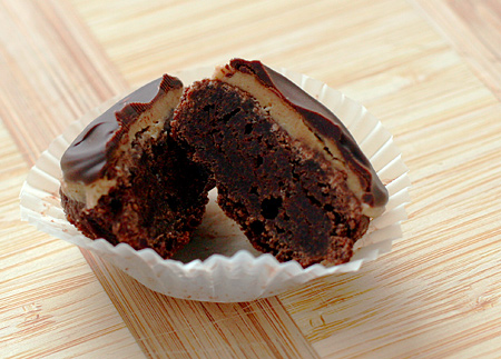 Chocolate Peanut Butter Brownie Bites