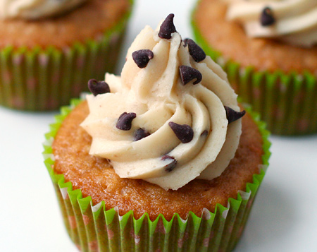 Chocolate Chip Cookie Dough Cupcakes