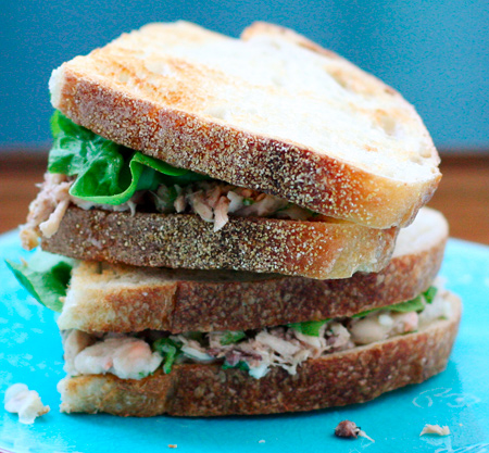 Tuscan Tuna and Bean Sandwiches