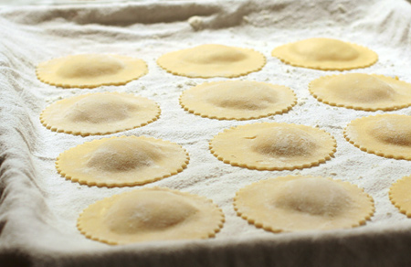 Fresh Pumpkin Ravioli