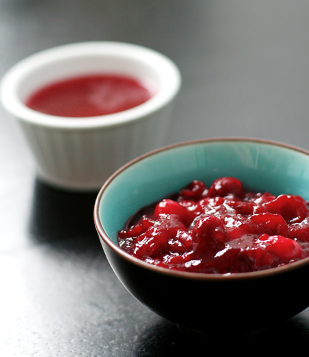 Cranberry Sauce two Ways