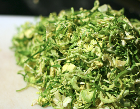 Shaved Brussels Sprouts