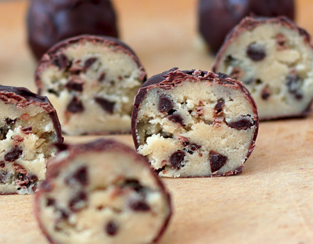 Chocolate Chip Cookie Dough Truffles