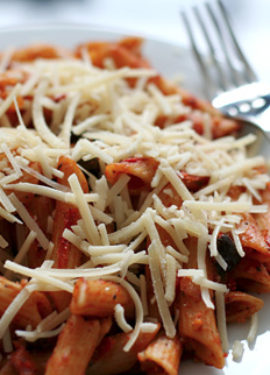 Favorite Pasta - Spicy Tomato Olive Penne