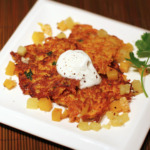 Sweet Potato Cakes with Mango-Pineapple Chutney