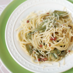 Spaghetti with Artichokes and Pancetta