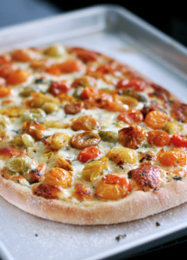 Cherry Tomato Pizza Margherita