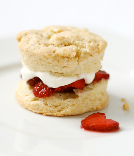 Strawberry Shortcake with Cream Biscuits