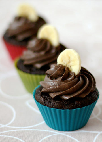 Chocolate Banana Cupcakes