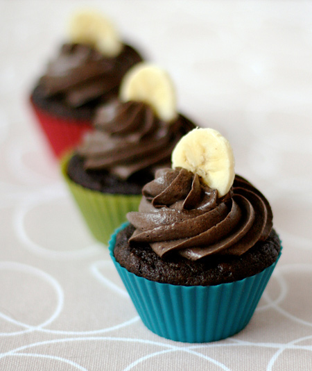 Chocolate Banana Cupcakes