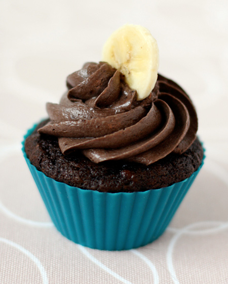 Chocolate Banana Cupcakes