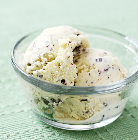 Fresh Mint Chocolate Chip Ice Cream