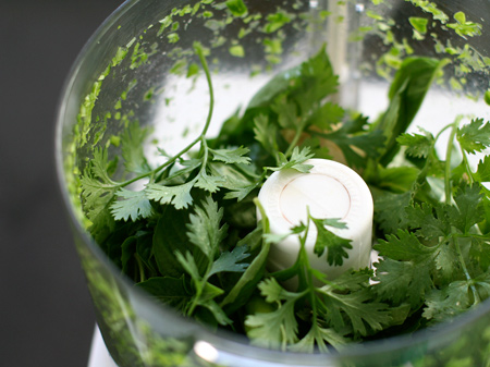 Cilantro Mint Basil Marinade