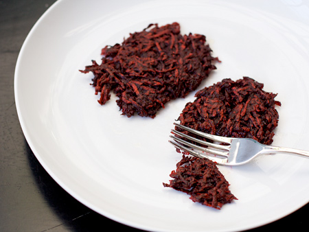 Beet Rosti (Beet Pancakes)