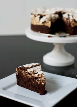 Chocolate & Hazelnut Meringue Cake