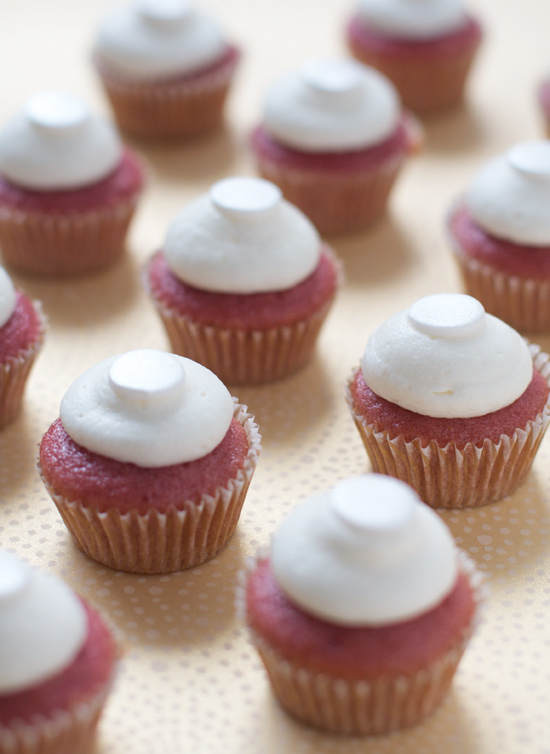 Strawberry Champagne Cupcakes