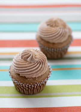 Cinnamon Chocolate Churro Cupcakes