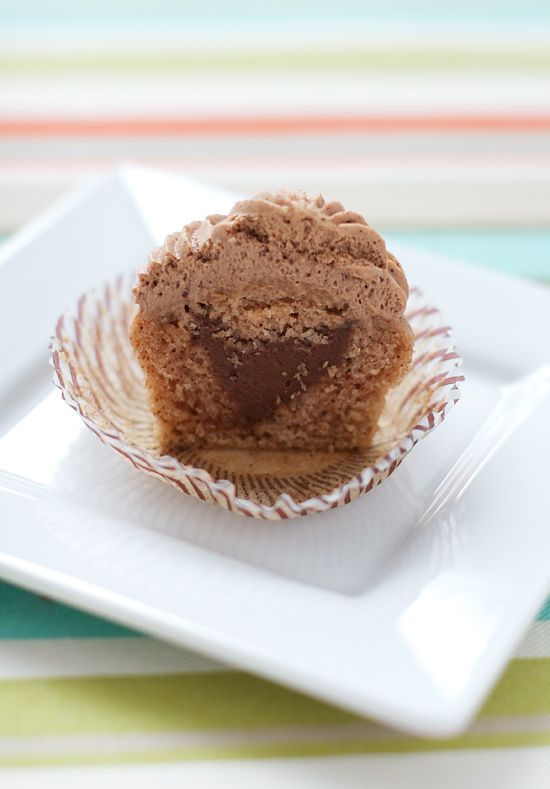 Cinnamon Churro Cupcakes with Mexican Chocolate Pudding Filling