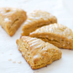 Pumpkin Scones with Cinnamon Sugar Glaze