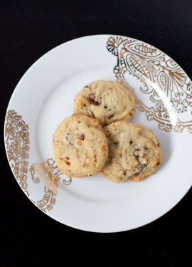 Toffee Chocolate Chip Cookies