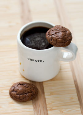 Chocolate Espresso Fudge Cookies