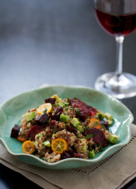 Beet, Blood Orange, Kumquat, and Quinoa Salad