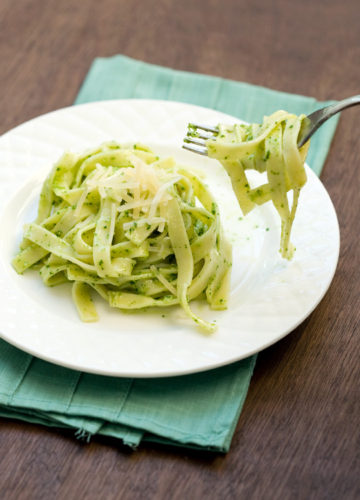 Fettucine al Pesto Genovese