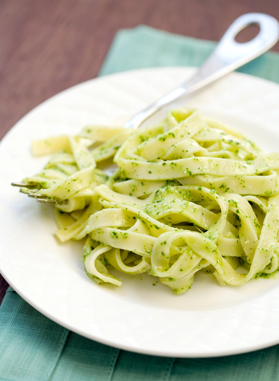 Fettucine al Pesto Genovese