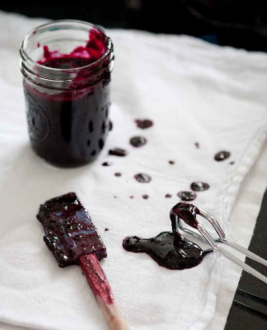 Making Blueberry Jam Recipe