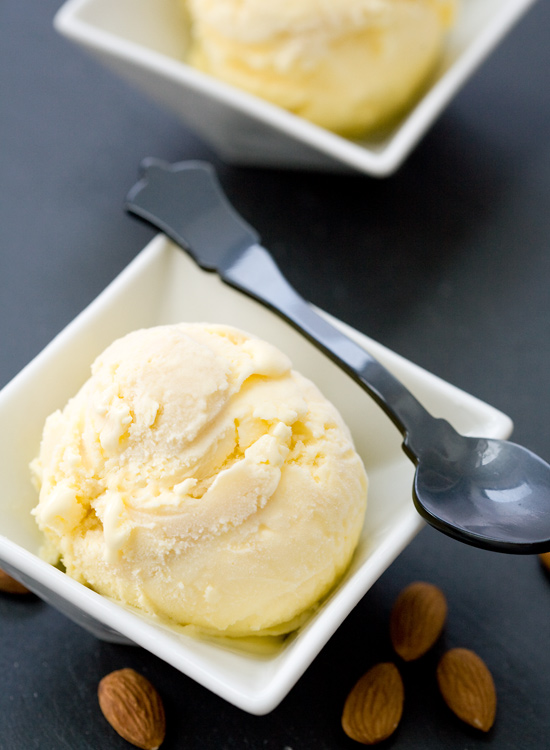 Marzipan Swirl Ice Cream Marzipan Swirl Ice Cream