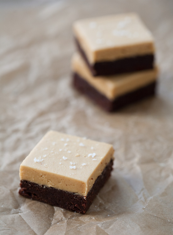 Salted Peanut Butter Brownies