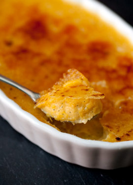 Pumpkin Vanilla Bean Creme Brulee