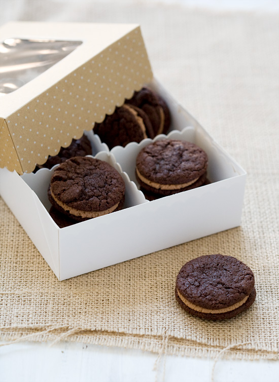 Chocolate Sandwich Cookies with Malted Milk Chocolate Buttercream Chocolate Sandwich Cookies with Malted Milk Chocolate Buttercream