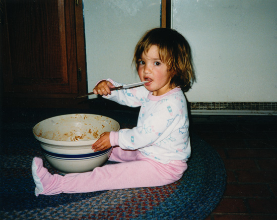 Baby Lindsay with Cookie Dough