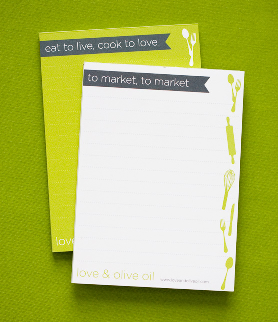 Grocery List Notepads