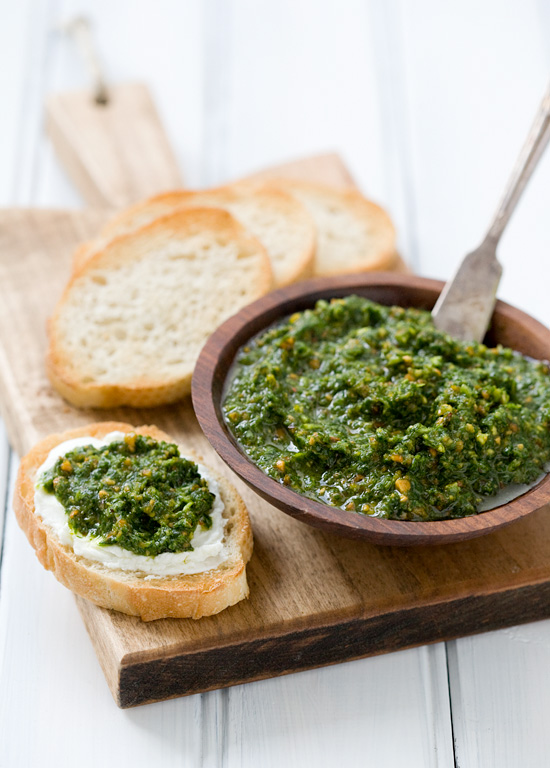 Arugula Pistachio Pesto