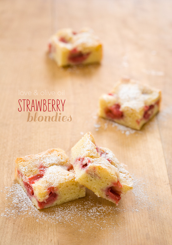 Strawberry Blondies