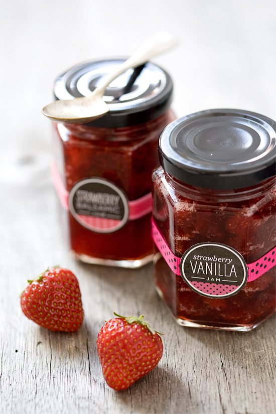 Strawberry Vanilla and Strawberry Balsamic Jam