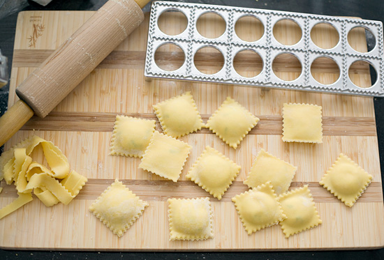 Homemade on sale pasta ravioli