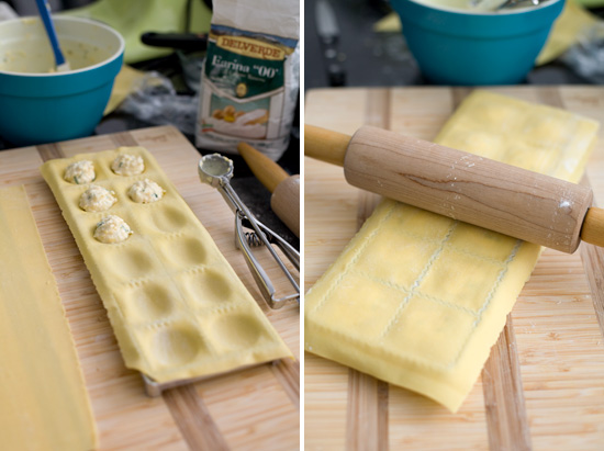 Homemade Corn Ravioli Pasta