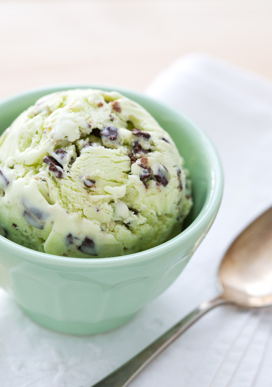 Andes Mint Chip Ice Cream