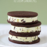 Creme de Menthe Ice Cream Sandwiches