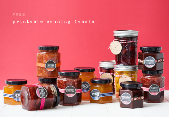 Free Printable Canning Jam Labels