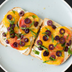 Open-Faced Heirloom Tomato Sandwiches