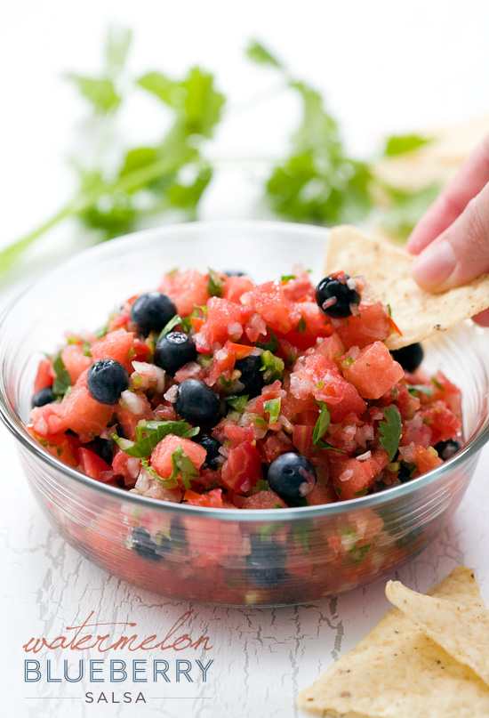 Watermelon Blueberry Salsa