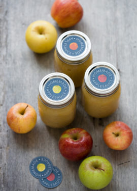 Homemade Applesauce Printable Labels