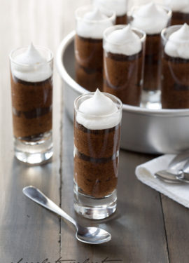 Chocolate Velvet Mousse Shooters