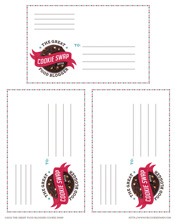 Cookie Swap Printable Mailing Labels Download