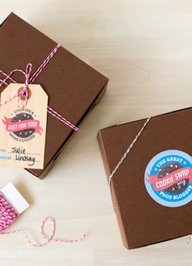 Cookie Swap Printable Labels and Tags